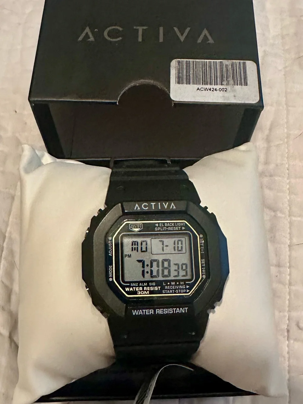 Activa Retro X Invicta Men's Digital Watch - 44.5mm. Black (ACW424-002)